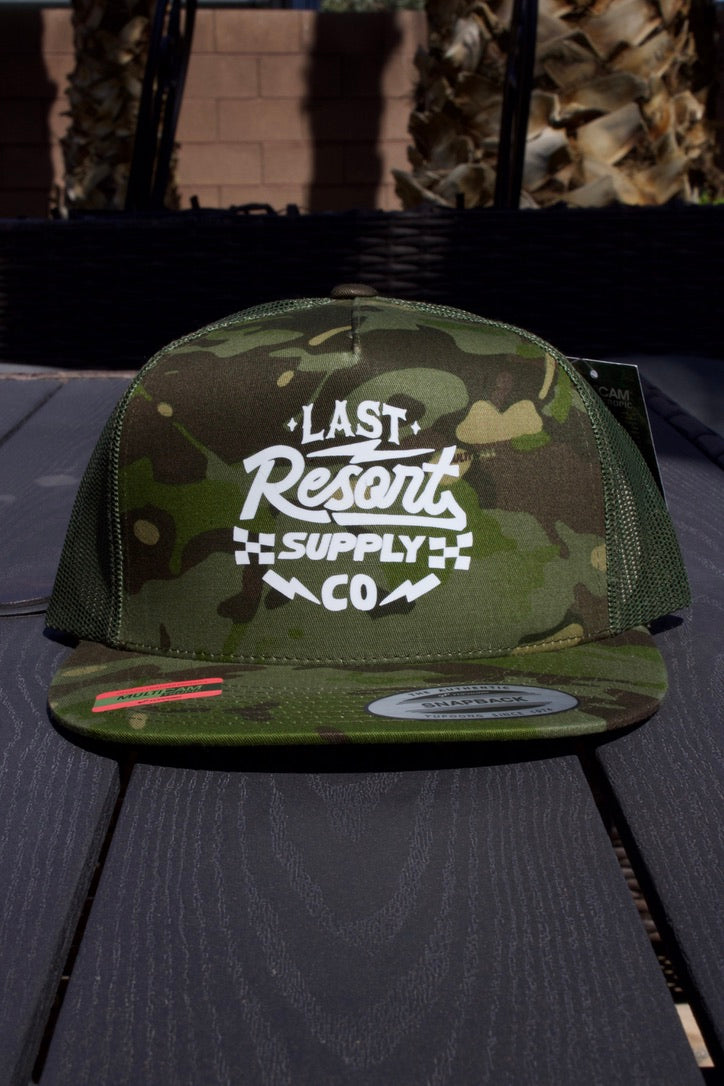 Wreckers Camo Trucker Hat