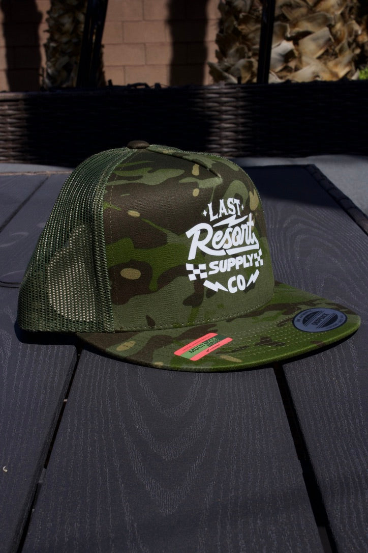 Wreckers Camo Trucker Hat