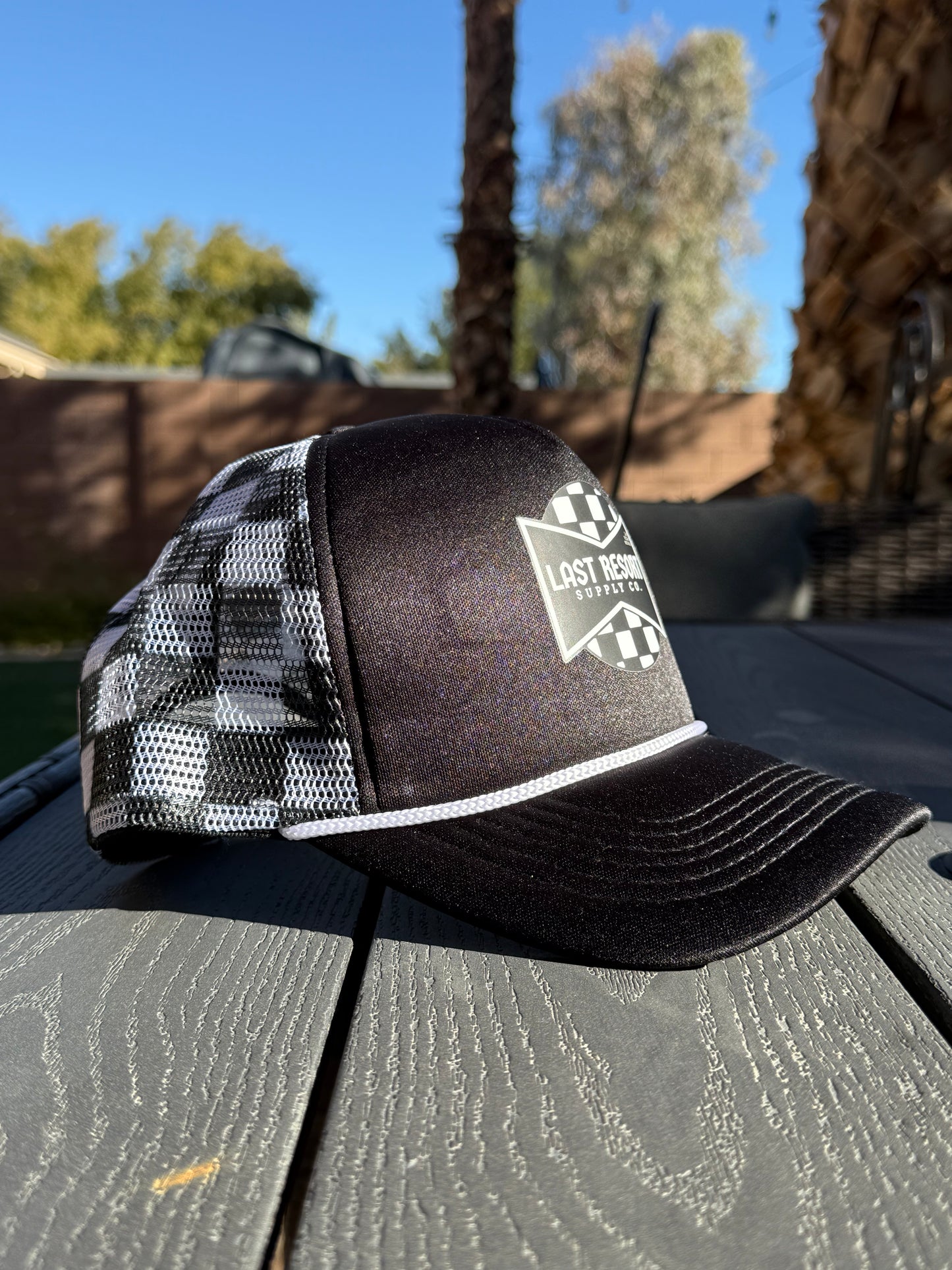 Checkers Foam Trucker Hat