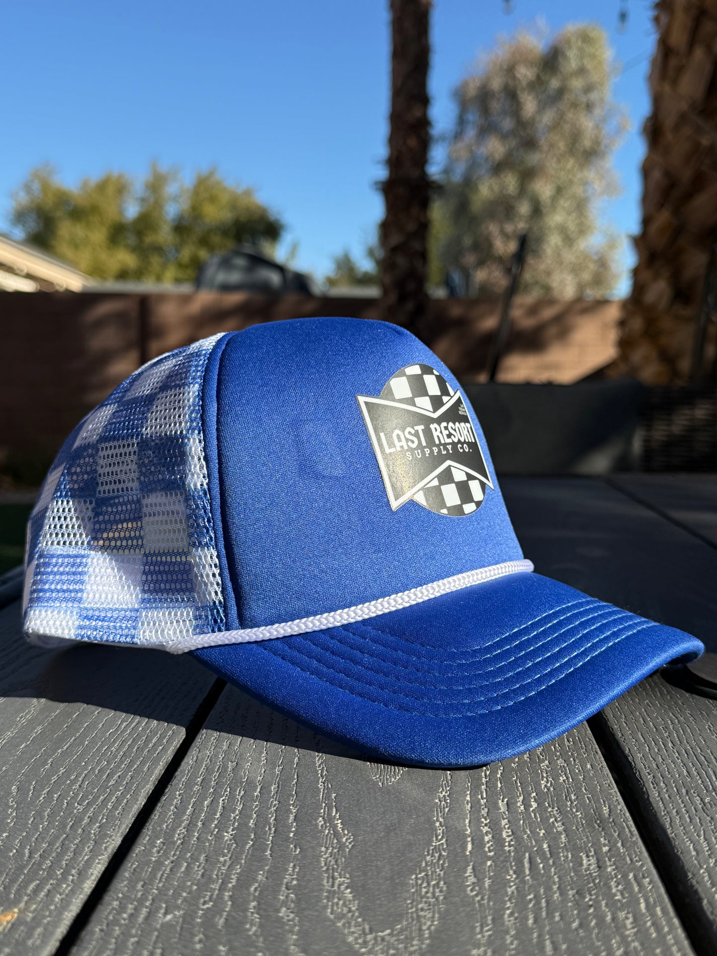 Checkers Foam Trucker Hat