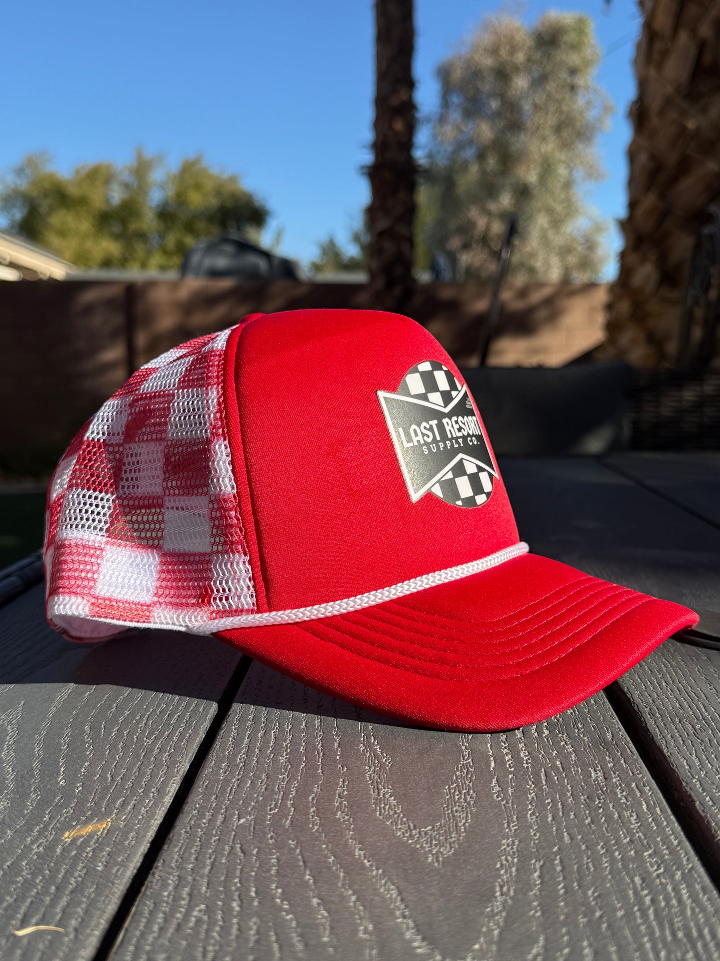 Checkers Foam Trucker Hat